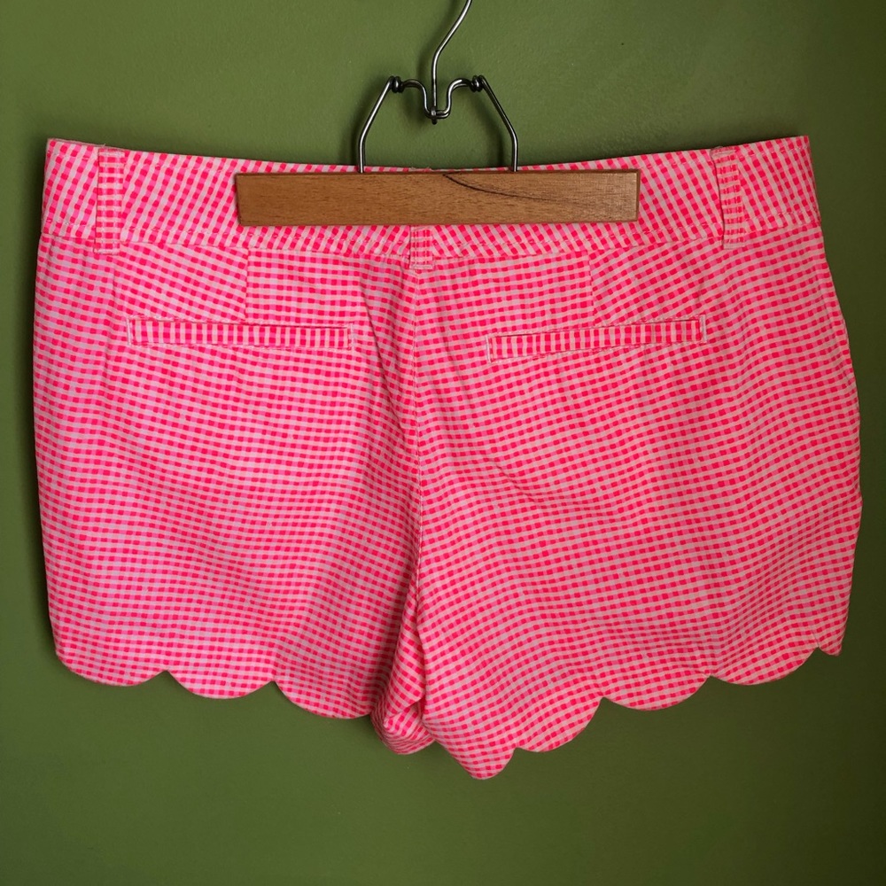 Lilly Pulitzer Pink Gingham Buttercup Shorts - Picture 2 of 6